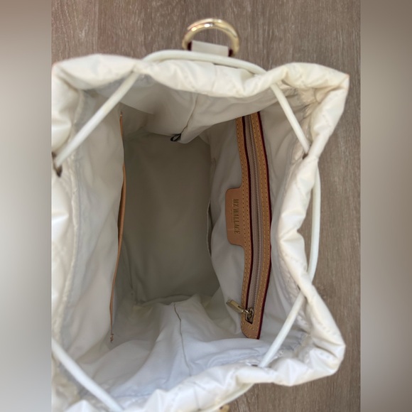 MZ Wallace Pearl Metallic Bucket Crossbody Shoulder Bag - Picture 6 of 11